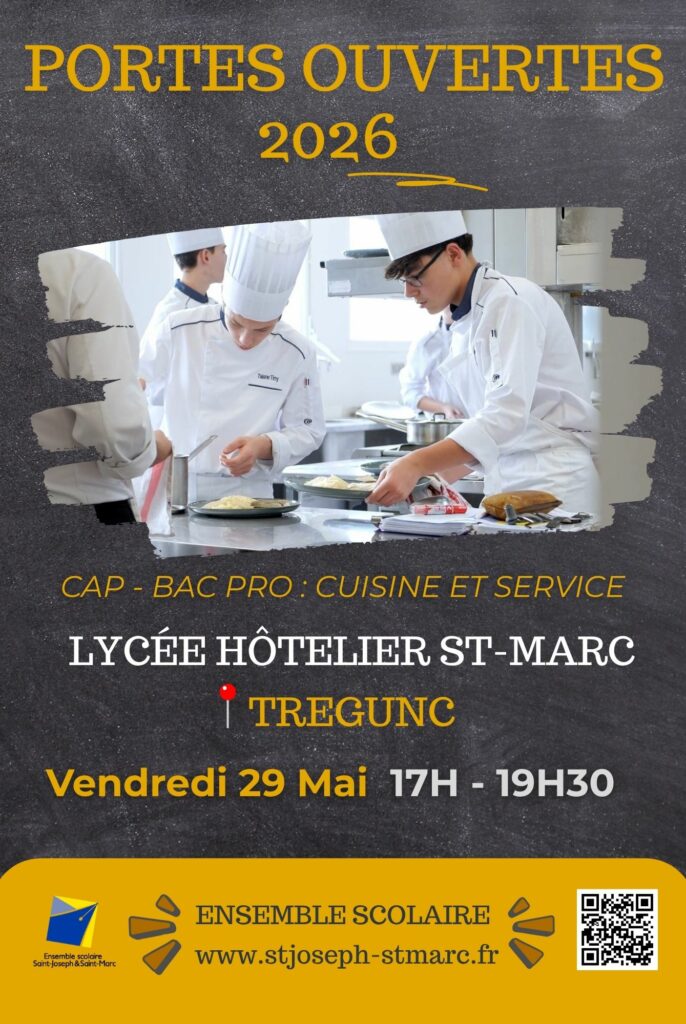 Portes ouvertes lycée hôtelier Saint-Marc à Trégunc